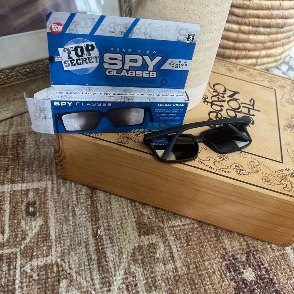 New Children’s Detective Spy Sunglasses Rear View Top Secret UV Sun Protect